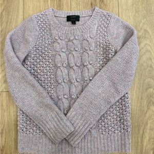 J. Crew hand knit pom sweater